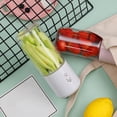 thumbnail image 5 of Btomtd 17oz Personal Size Portable Juicer Cup, USB Rechargeable Juicer Machines, Easy To Use Juicer for Fruits and Vegetables, White, 5 of 6