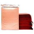 thumbnail image 3 of 8x12, 6x10, 4x8" Assorted Sunset Peach Metallic Bubble Mailers,  Lightweight Self-Seal Padded Shipping Envelopes, Air Protective Shipping, 3 of 10