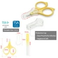 thumbnail image 7 of PAFASON Baby Round Tip Safety Manicure Nail Scissors and Baby Glass Nail File Set, Stainless Steel, Czech Float Glass, Ideal for Infant, Newborns, Babies Toddlers, 7 of 7