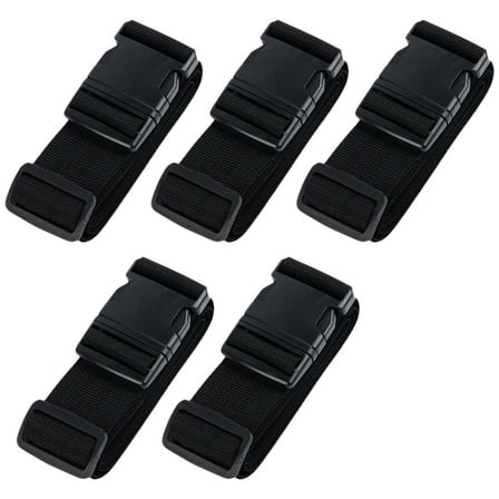 Baluue 5Pcs Adjustable Travel Tie Down Strap with Strong Durable