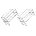 thumbnail image 1 of HEANUJJ 2Pcs Superimposable Transparent Storage Shelf for Home Kitchen Refrigerator Use, 1 of 7