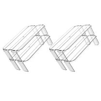 Hemoton 2 Pcs Side of Fridge Storage Refrigerator Shelf Leftover Rack