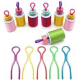 thumbnail image 1 of 100 clips de plástico coloridos para bobinas de coser, clips de plástico para bobinas de coser, clip para carrete de hilo, 5 colores, 1 of 5