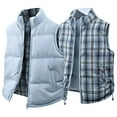 thumbnail image 2 of Cardigans pour Hommes à Double Face Sans Manches avec Capuche et Fermeture Éclair, Chauds et Tendance, 2 of 9