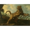 thumbnail image 2 of Frans Snyders 18x14 Gold Ornate Wood Frame and Double Matted Museum Art Print Titled - The Lion and the Mouse, 2 of 4