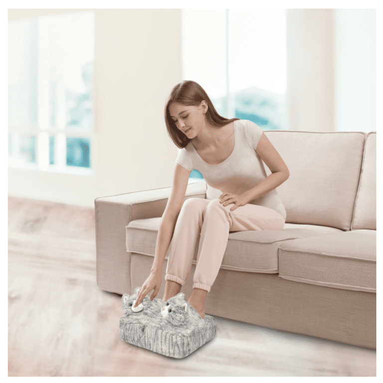 health touch vibrating foot massager Health Touch Animal Foot Massager with Vibration Relaxation, Ultra Soft main image 0
