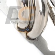 Exhaust Headers 1-5/8 x 2-1/2 inches 304 Stainless Steel Polished for 1988-1999 C1500 C2500 K1500 K2500 Silverado Sierra | 1992-2000 Suburban Tahoe Yukon | 305 350 5.0L 5.7L Small Block V8