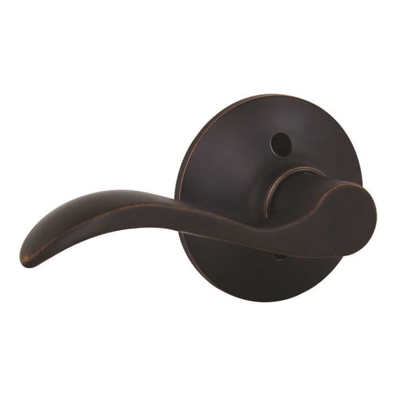 Defiant LYEX704B-L Naples Aged Bronze Left-Hand Dummy Door Lever