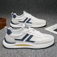 thumbnail image 2 of Men's Retro Casual Sneakers, Breathable Mesh Lace-Up Walking Shoes, Lightweight Non-Slip Fashion Athletic Shoes for Daily Wear, Running, Commuting, 2 of 7