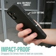 thumbnail image 3 of Smartish® iPhone 16 Magnetic Case - Gripmunk Compatible with MagSafe [Lightweight + Protective] Slim & Thin Grip Cover with Microfiber Lining for Apple iPhone 16 - So Jaded, 3 of 5