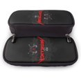 thumbnail image 4 of Metallica Leather Pencil case Pencil case Stationery Bag Office Portable Storage Box Cosmetic Box Folder, 4 of 5