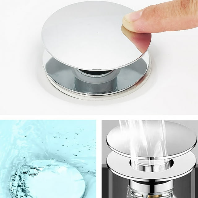 Medidor Lavabo Cara Piscina Tapón de agua Pequeño lavabo de cobre Resorte Núcleo Dispositivo de lanzamiento Prensa Universal