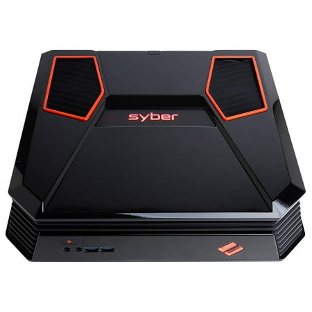 CyberPowerPC - Syber C Mini ITX Desktop Case - Black