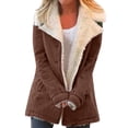 thumbnail image 2 of BILIKEYU Women's Winter Warm Fleece Lined Plain Color Coats Outerwear, Fleece Jacket Women, Winter Coats for Women, Winter Jackets for Women, 2 of 6