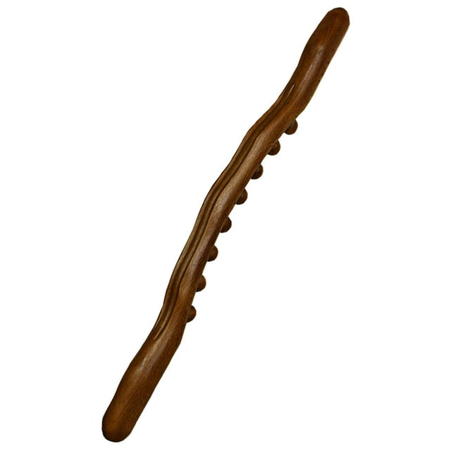 Herramienta de de Gua Sha de madera, ador moldeador de cuerpo de 20,47 pulgadas, Guasha de madera Madera Carbonizada jinwen raspado de gua sha