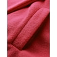 thumbnail image 5 of Fangasis Women Outwear Long Sleeve Jacket Button Down Coat Ladies Double-Breasted Overcoats Open Front Cardigan Red 4XL, 5 of 7