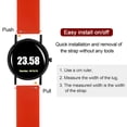 thumbnail image 5 of Uxcell Silicone Watch Band Quick Release Soft Rubber Watch Strap Red/Black 16mm, 5 of 7