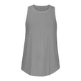 thumbnail image 3 of Otvok Tank Top for Women Fashion Casual Solid Sleeveless Blouse Round Neck Sexy Slim Summer Tops, 3 of 6