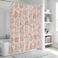 thumbnail image 6 of Abstract Spring Floral Shower Curtain - Water Repellent Fabric Shower Curtains Washable, Farmhouse Summer Botanical Rustic Decorative Polyester Cloth Bathroom Curtains Modern Bath Decor 72"x72", 6 of 6