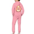 thumbnail image 4 of DISNIMO Pink Guinea Pig Hoodies Sets for Girls Pullover Hoodie Kids Girls Sweatshirts Preppy for Girls 10 12 Hoodies and Sweatpants Set Girls Drop Shoulder Hooded Sweatshirt with Pockets, 4 of 7