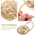 thumbnail image 2 of Minkissy 1Set Classical Knocker Rustic Style Door Accessory Durable Metal Front Doors Knocker 4.3x3.1x1in, 2 of 4