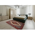 thumbnail image 4 of Ahgly Company Indoor Rectangle Traditional Dark Almond Brown Persian Area Rugs, 8' x 12', 4 of 6
