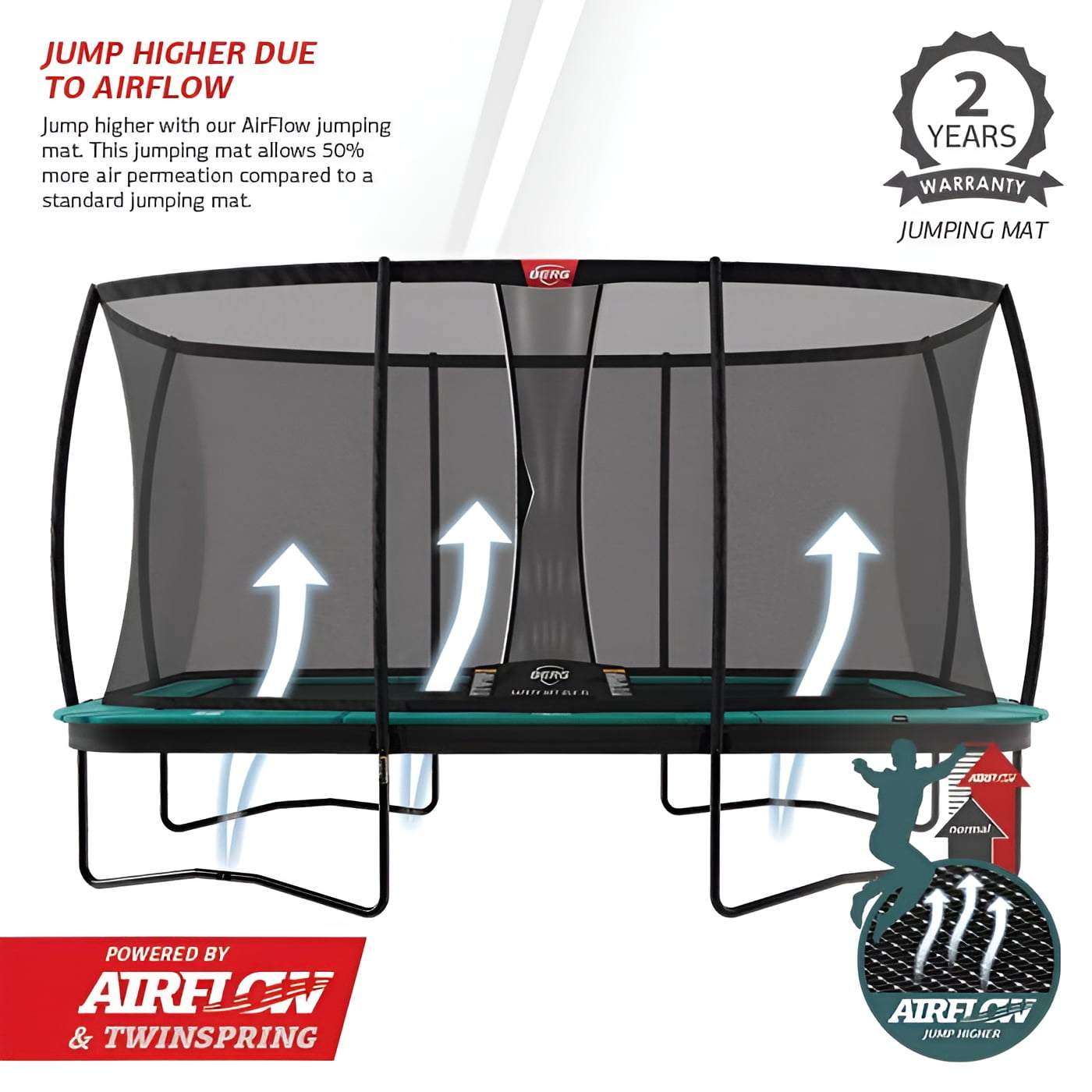 BERG Ultim Champion FlatGround 16ft Green