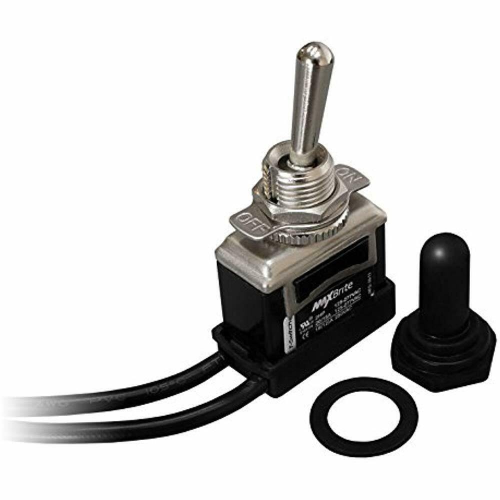 HEAVY DUTY TOGGLE SWITCH 20/15A 125/277V, HP With Waterproof Rubber