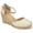 Natural/Fabric, variant on White Mountain Womens Mamba Canvas Ankle Strap Espadrilles