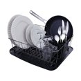 thumbnail image 4 of Rubbermaid Large Chrome Deluxe Dish Drainer Set, 4 of 7