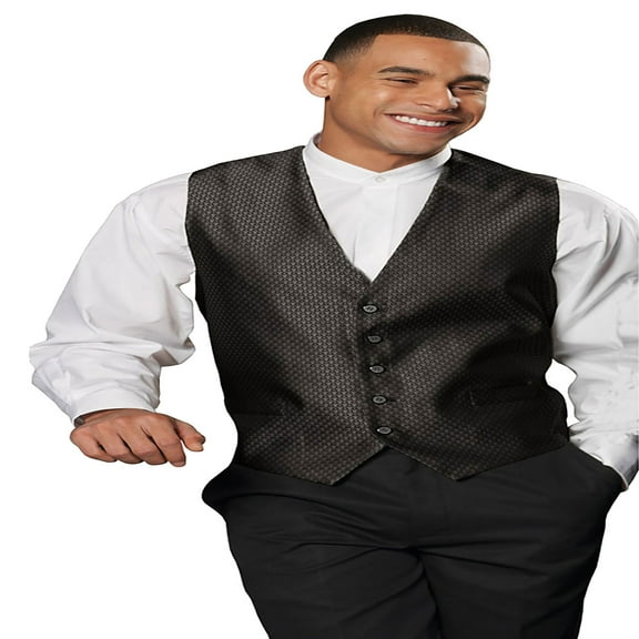Edwards Men's Diamond Brocade Vest