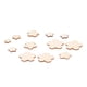 thumbnail image 3 of 100 piezas DIY de virutas de madera sin terminar, artesanías con forma de flor de ciruelo para decoración de álbumes de recortes de tarjetas de felicitación, 3 of 8