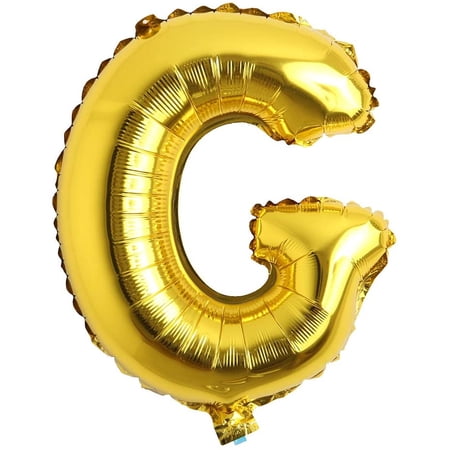 32 Inch Gold Letter & Number Balloons - Foil Mylar Party Decor For Wedding, Birthday, Graduation