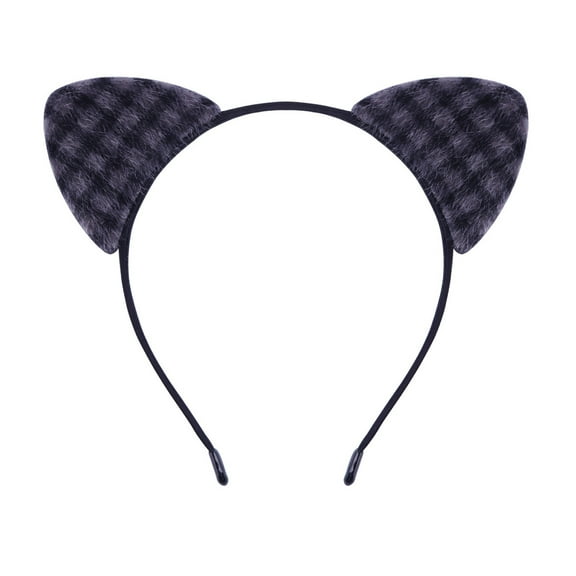 BEGHUAS Animal Pattern Cats Ear Hairband for Women Girl Birthday Party Hairhoop RolePlay Game Props Headband for Theme Event