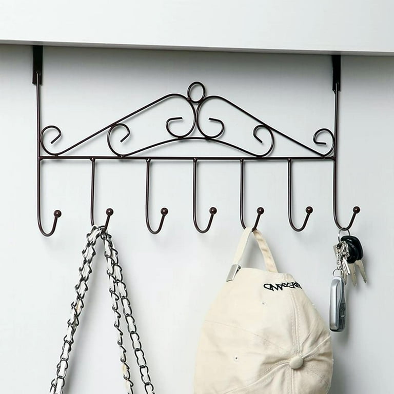 Over The Door Hook Over Door Coat Rack Casewin Over Door Towel Rack Door Hooks Door Hanger Hook of Bathroom Clothes Belt Hat Behind Back of