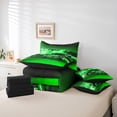 thumbnail image 6 of Manfei Speed Racing Car Twin Bedding Sets 7pcs for Teen Boys Men, Green Sports Car Bedding Comforter Set, Race Car Game Sheet Sets, Luxury Bedroom Decor, 6 of 8