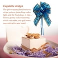 thumbnail image 2 of Pull Bows Ribbon for Gift Wrapping Festive Wedding Decoration Wear-resistant Gifts Baskets Multifunctional Christmas Present Dark Blue, 2 of 7