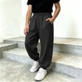 thumbnail image 6 of Youth Boys' Sweatpants 5-15 Years - Soft Jogger Pants with Pockets, Elastic Waist Baggy Pants for Kids School Sports, 6 of 6