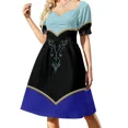thumbnail image 2 of Vestido sin mangas Arendelle Easy Costume, ropa de verano para mujer, ropa estética, ropa de playa, vestido de lujo., 2 of 7