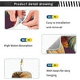 thumbnail image 4 of Vintage Autumn Pumpkin Kitchen Sink Splash Guard 2 Packs Faucet Absorbent Mats Thanksgiving Day Harvest Faucet Handle Drip Catcher Quickly Drying Mat for Kitchen Counter Bathroom, 23.6"x5.5", 4 of 7