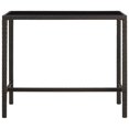thumbnail image 2 of vidaXL 9 Piece Garden Bar Set with Cushions Poly Rattan Brown, 2 of 5