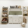 thumbnail image 5 of AmGood 18" Width x 48" Length | Stainless Steel Wall Shelf | Square Edge | Metal Shelving | Heavy Duty | Commercial Grade | Wall Mount | NSF Certified, 5 of 6