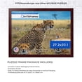 thumbnail image 2 of ArtToFrames 27.2x20.1 Inch - 69x51 CM Brown Puzzle Frame for 631 piece Puzzles.1.25 Inch Custom MDF Puzzle Frames, Mahogany - Comes with Economy Acrylic, 2 of 6