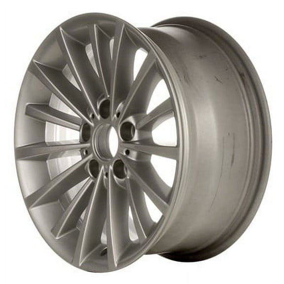 KAI 17 X 8 Reconditioned OEM Aluminum Alloy Wheel, Painted Sparkle Silver, Fits 2008-2011 BMW 3 Series Sedan