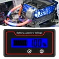 thumbnail image 4 of Luz del Medidor de Batería, Pantalla de Capacidad Segura para Disco Duro Alarma Lcd Hdd Caddy Medidor de Voltaje para Vehículo Eléctrico 12-84Vverde, 4 of 7