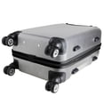 thumbnail image 4 of Silver Calgary Flames 20" 8-Wheel Hardcase Spinner Carry-On, 4 of 5