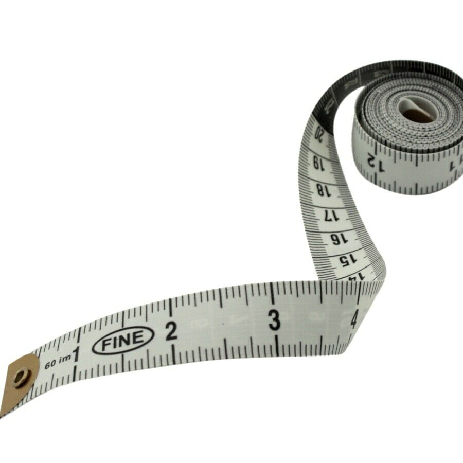 3/4" Wide 60" Long 12 Pk Fiberglass Tape Measures for Sewing & Tailoring 
