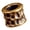 brass, variant on Artisanal Copper Spacer Beads With Extra Large Holes Jewelry Findings For Handcrafted Vintage Styles Designs