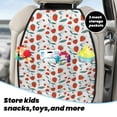 thumbnail image 4 of Goofa Strawberries Pattern Car Back Seat Protector for Kids (2 Pack) ,Anti-kick Storage Mat for Car Seats,Shields from Footprints, 4 of 6