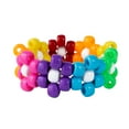thumbnail image 3 of Hello Hobby Rainbow Pony Bead Mix, 500 Pieces, Multicolor Plastic Beads for Jewelry Making and DIY Crafts, 3 of 7